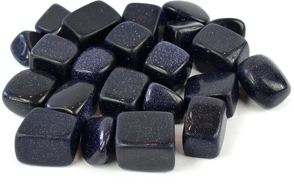 Multiagate_100%_Natural_Crystal_New-52-Goldstone_Blue-Tumble-stone-100gm_Regular_Asymmetrical_Crystal_Stone_(Multicolor_100_g)