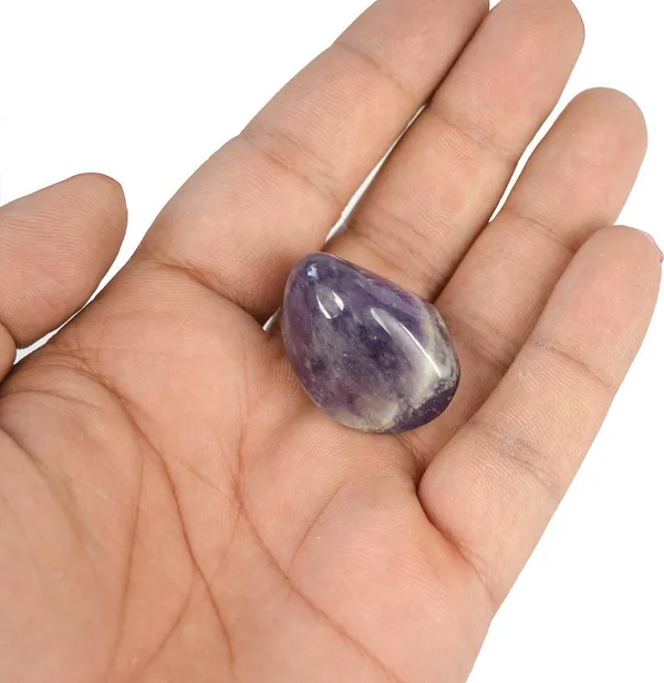 Multiagate_New-_05-Amethyst_Brazilian-Single-Tumble-Stone-1pc_(approx_15-30gm)_Regular_Asymmetrical_Crystal,_Quartz_Stone_(Purple_1_Pieces)