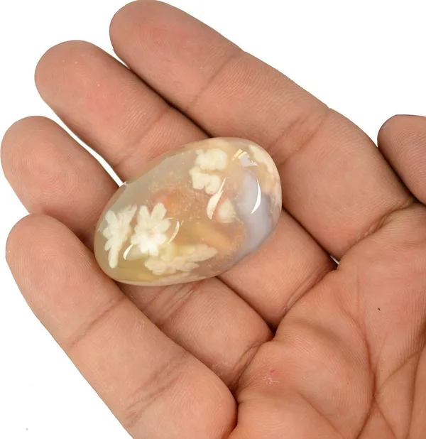 Multiagate_29-Carnelian_Flower-Single-Tumble-Stone-1pc_Polished_Asymmetrical_Crystal_Pebbles_(Multicolor_1_Pieces)