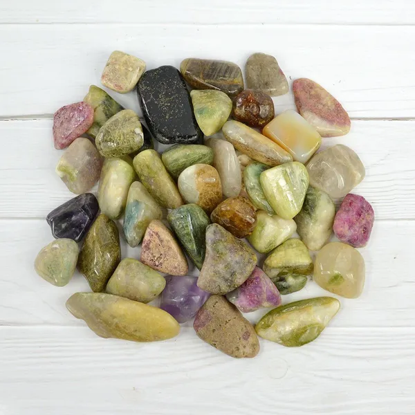 Multiagate_100%_Natural_Crystal_New-94-Multi_Tourmaline-Tumble-stone-200gm_Regular_Asymmetrical_Crystal_Stone_(Multicolor_200_g)
