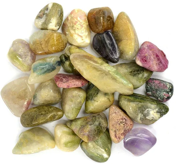 Multiagate_100%_Natural_Crystal_New-94-Multi_Tourmaline-Tumble-stone-200gm_Regular_Asymmetrical_Crystal_Stone_(Multicolor_200_g)