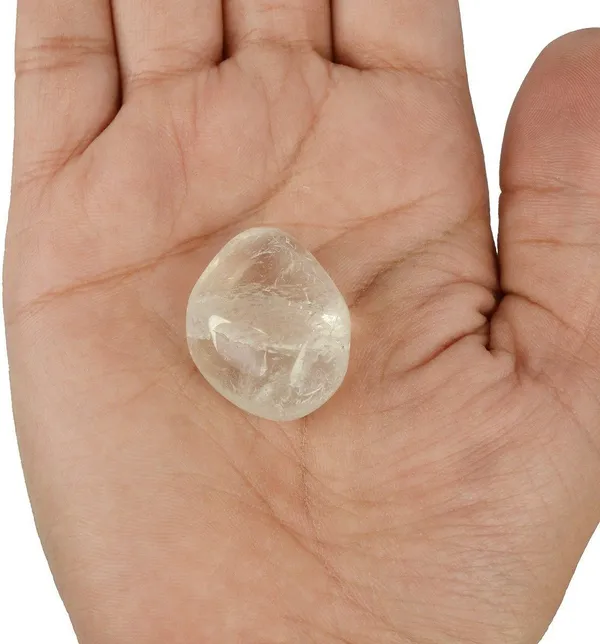 Multiagate_38-Clear_Quartz_Brazilian_-Single-Tumble-Stone-1pc_Polished_Asymmetrical_Crystal_Pebbles_(White_1_Pieces)