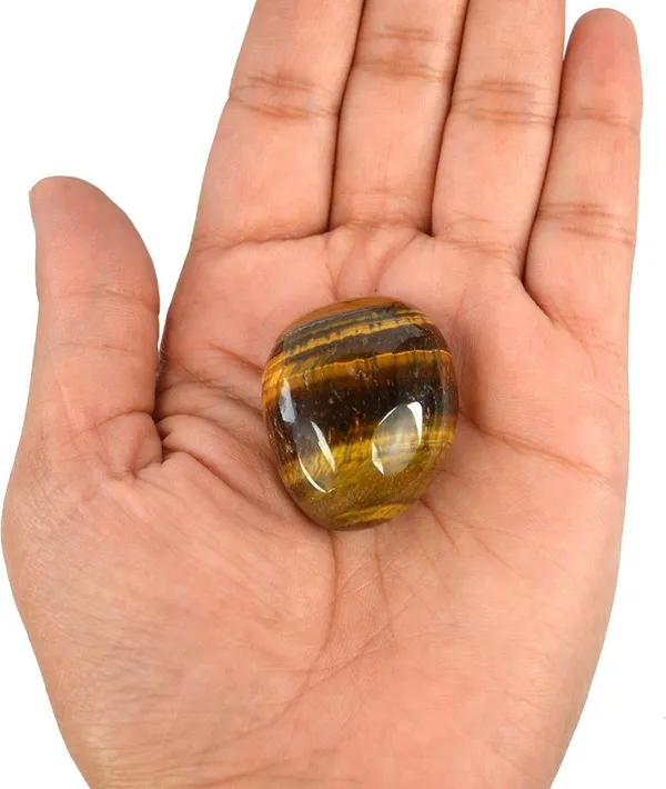 Multiagate_New-_139-Tiger_Eye_Superior-Single-Tumble-Stone-1pc_(approx_15-30gm)_Regular_Asymmetrical_Crystal,_Quartz_Stone_(Multicolor_1_Pieces)