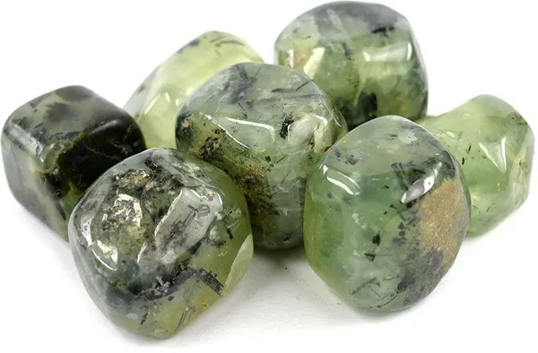 Multiagate_100%_Natural_Crystal_New-100-Phrehnite_/_Epidot-Tumble-stone-200gm_Regular_Asymmetrical_Crystal_Stone_(Green_200_g)