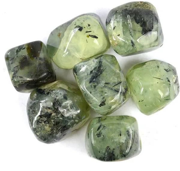 Multiagate_100%_Natural_Crystal_New-100-Phrehnite_/_Epidot-Tumble-stone-200gm_Regular_Asymmetrical_Crystal_Stone_(Green_200_g)