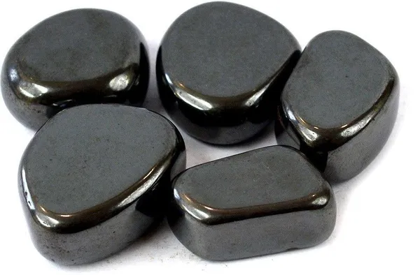 Multiagate_100%_Natural_HematiteCrystal_Tumble_Stone_50gm_Polished_Asymmetrical_Crystal_Stone_(Black_50_g)