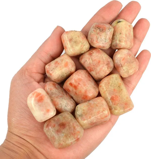 Multiagate_100%_Natural_Crystal_New-133-Sunstone-Tumble-stone-100gm_Regular_Asymmetrical_Crystal_Stone_(Multicolor_100_g)