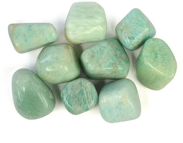 Multiagate_100%_Natural_Crystal_New-02-Amazonite-Tumble-stone-100gm_Regular_Asymmetrical_Crystal_Stone_(Green_100_g)