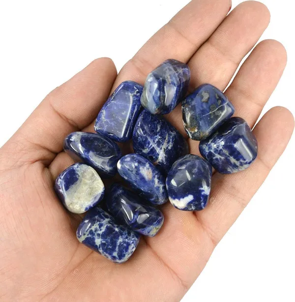Multiagate_100%_Natural_Crystal_New-131-Sodalite_Superior-Tumble-stone-100gm_Regular_Asymmetrical_Crystal_Stone_(Multicolor_100_g)