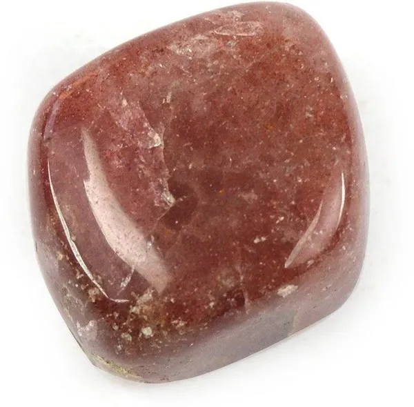 Multiagate_New-_33-Cherry_Quartz-Single-Tumble-Stone-1pc_(approx_15-30gm)_Regular_Asymmetrical_Crystal,_Quartz_Stone_(Maroon_1_Pieces)
