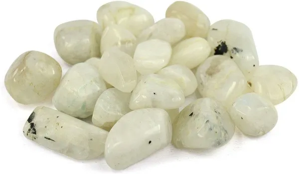 Multiagate_100%_Natural_Rainbow_Moonstone_SuperiorCrystal_Tumble_Stone_50gm_Polished_Asymmetrical_Crystal_Stone_(White_50_g)