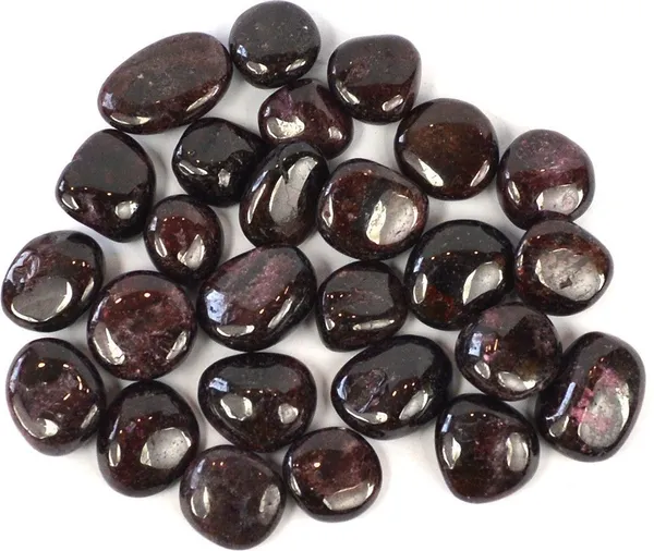Multiagate_100%_Natural_Garnet_SuperiorCrystal_Tumble_Stone_50gm_Polished_Asymmetrical_Crystal_Stone_(Black_50_g)