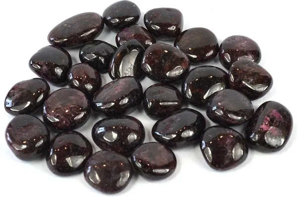 Multiagate_100%_Natural_Garnet_SuperiorCrystal_Tumble_Stone_50gm_Polished_Asymmetrical_Crystal_Stone_(Black_50_g)
