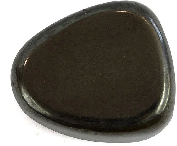 Multiagate_64-Hematite-Single-Tumble-Stone-1pc_Polished_Asymmetrical_Crystal_Pebbles_(Black_1_Pieces)
