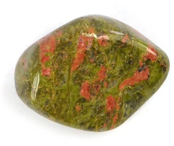 Multiagate_142-Unakite-Single-Tumble-Stone-1pc_Polished_Asymmetrical_Crystal_Pebbles_(Multicolor_1_Pieces)