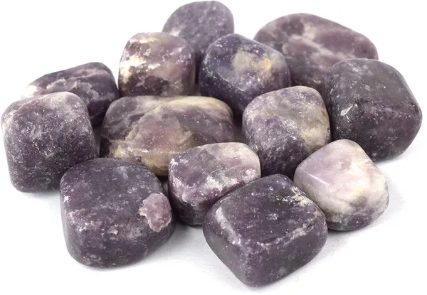 Multiagate_100%_Natural_Crystal_New-80-Lepidolite-Tumble-stone-100gm_Regular_Asymmetrical_Crystal_Stone_(Multicolor_100_g)