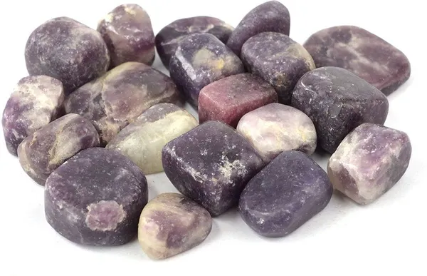 Multiagate_100%_Natural_Crystal_New-80-Lepidolite-Tumble-stone-100gm_Regular_Asymmetrical_Crystal_Stone_(Multicolor_100_g)