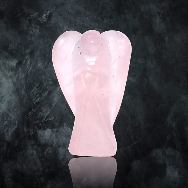 Multiagate_Rose_Quartz_Angel_1_Inch_Chakra_Healing_Crystal_Stone_Regular_Asymmetrical_Crystal,_Quartz_Stone_(Pink_1_Pieces)