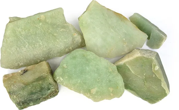 Multiagate_Natural_Green_Jade_Rough_Crystal_Stone_For_/Crystal_Healing_250gm_Regular_Asymmetrical_Crystal_Stone_(Green_250_g)