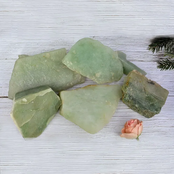 Multiagate_Natural_Green_Jade_Rough_Crystal_Stone_For_/Crystal_Healing_250gm_Regular_Asymmetrical_Crystal_Stone_(Green_250_g)