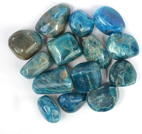 Multiagate_Natural_Apatite_Tumble_Stone_Stone_for_Healing_and_Crystal_Healing_Tumbled_Polished_Asymmetrical_Crystal,_Quartz_Stone_(Blue_100_g)