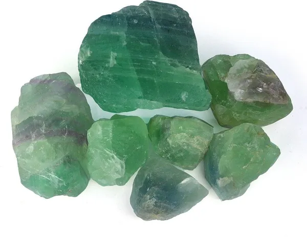 Multiagate_Natural_Green_Fluorite_Rough_Crystal_Stone_For_/Crystal_Healing_100gm_Regular_Asymmetrical_Crystal_Stone_(Multicolor_100_g)