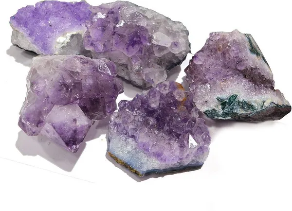 Multiagate_Amethyst_Cluster_300_gm_Approx_For_Vastu_Correction_By_Grand_Masters_Regular_Asymmetrical_Crystal_Stone_(Multicolor_300_g)