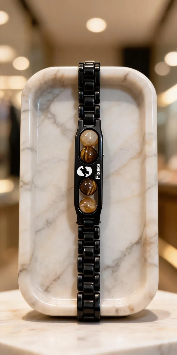 Black_Pisces_Zodiac_Stone_Bracelet_For_Men