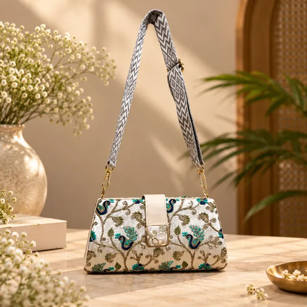 White_Embroidered_Sling_Bag_For_Women
