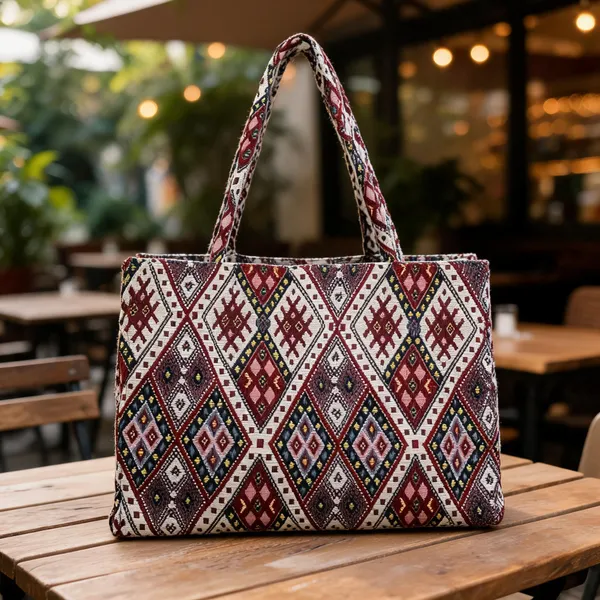 Multicolour_Woven_Tote_Bag_For_Women