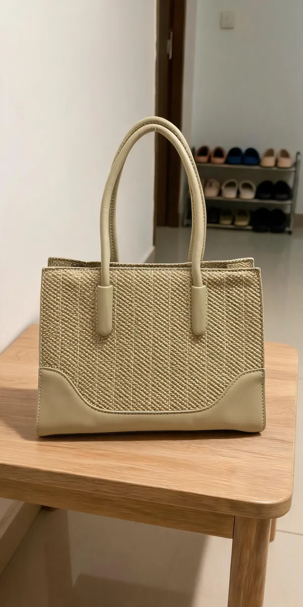 Beige_Woven_Tote_Handbag_For_Women