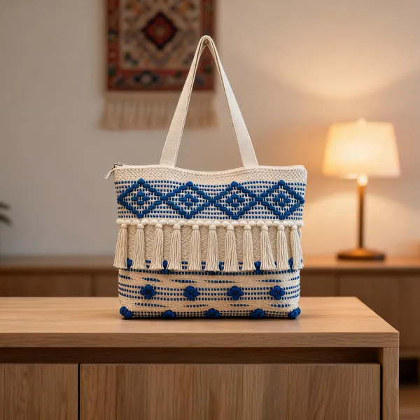 Beige_And_Blue_Cotton_Embroidered_Tote_Bag_For_Women
