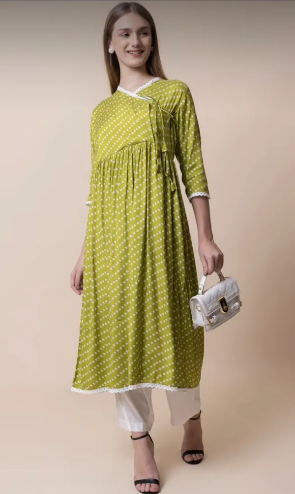 Green_Printed_Anarkali_Kurta_For_Women