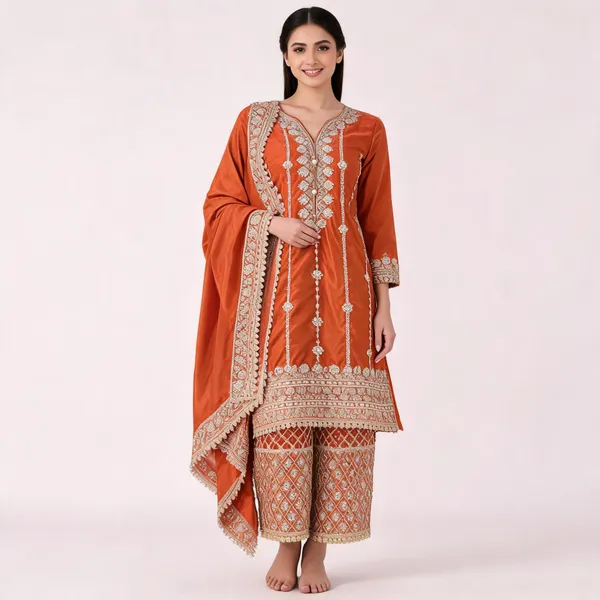 Multicolour_Embroidered_Ethnic_Suit_Set_for_Women
