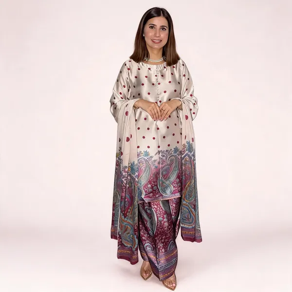 Cream_Printed_Kurta_Palazzo_Set_For_Women