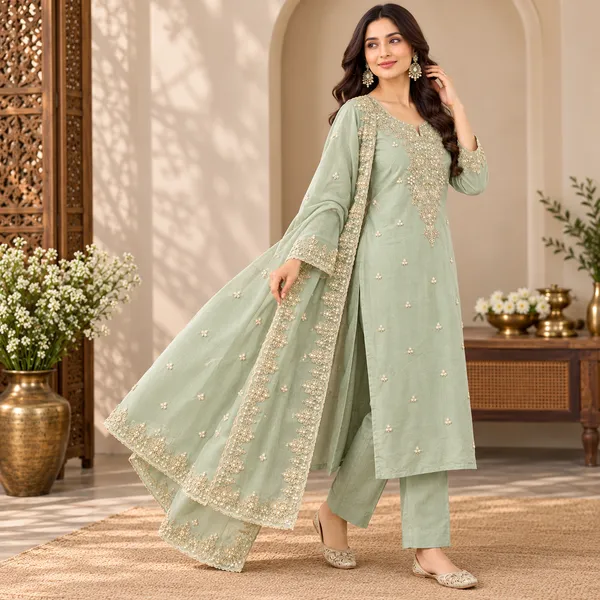 Pista_Green_Kurta_Set_For_Women