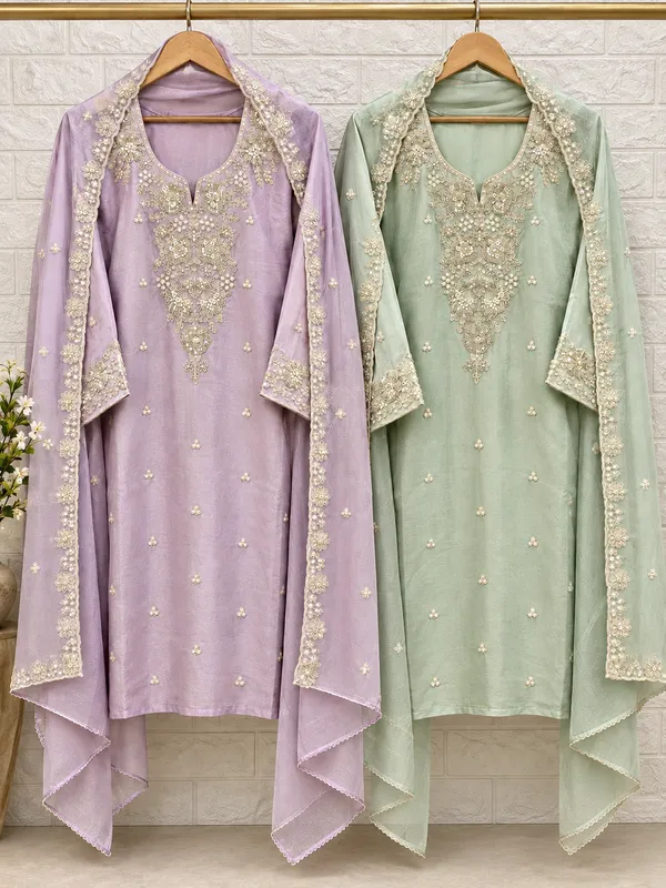 Saanjh_Embroidered_Viscose_Kurta_With_Dupatta