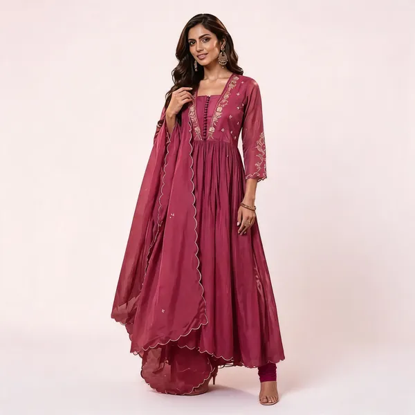 Wine_Embroidered_Flared_Anarkali_Set_for_Women
