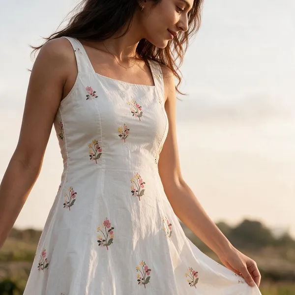 White_Cotton_A-Line_Maxi_Dress_for_Women