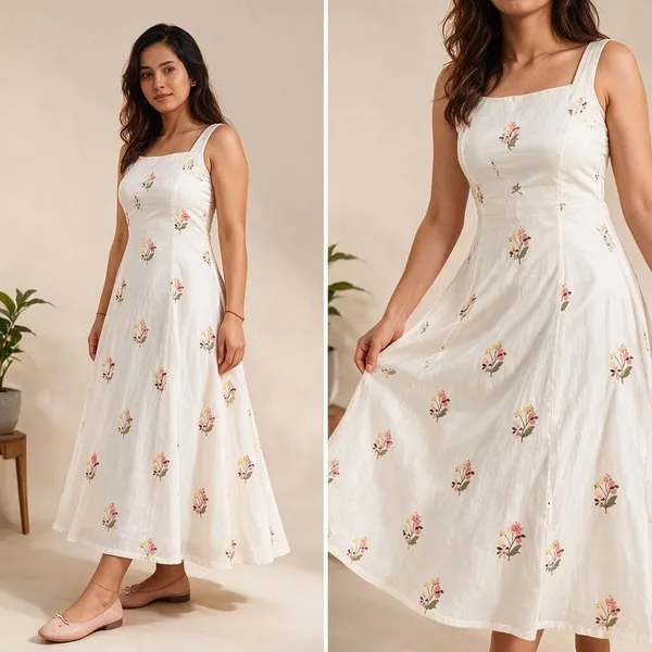 White_Cotton_A-Line_Maxi_Dress_for_Women