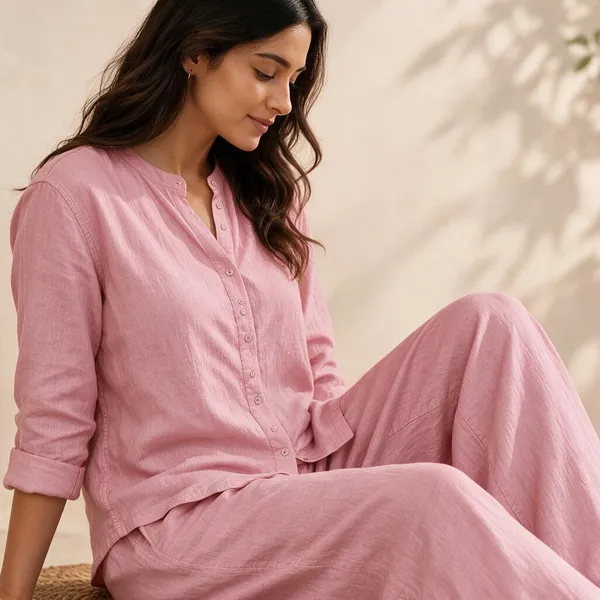 Pink_Linen_Relaxed_Fit_Co_Ord_Set_for_Women