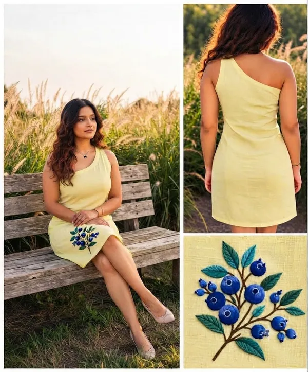 Yellow_Linen_A-Line_Mini_Dress_for_Women