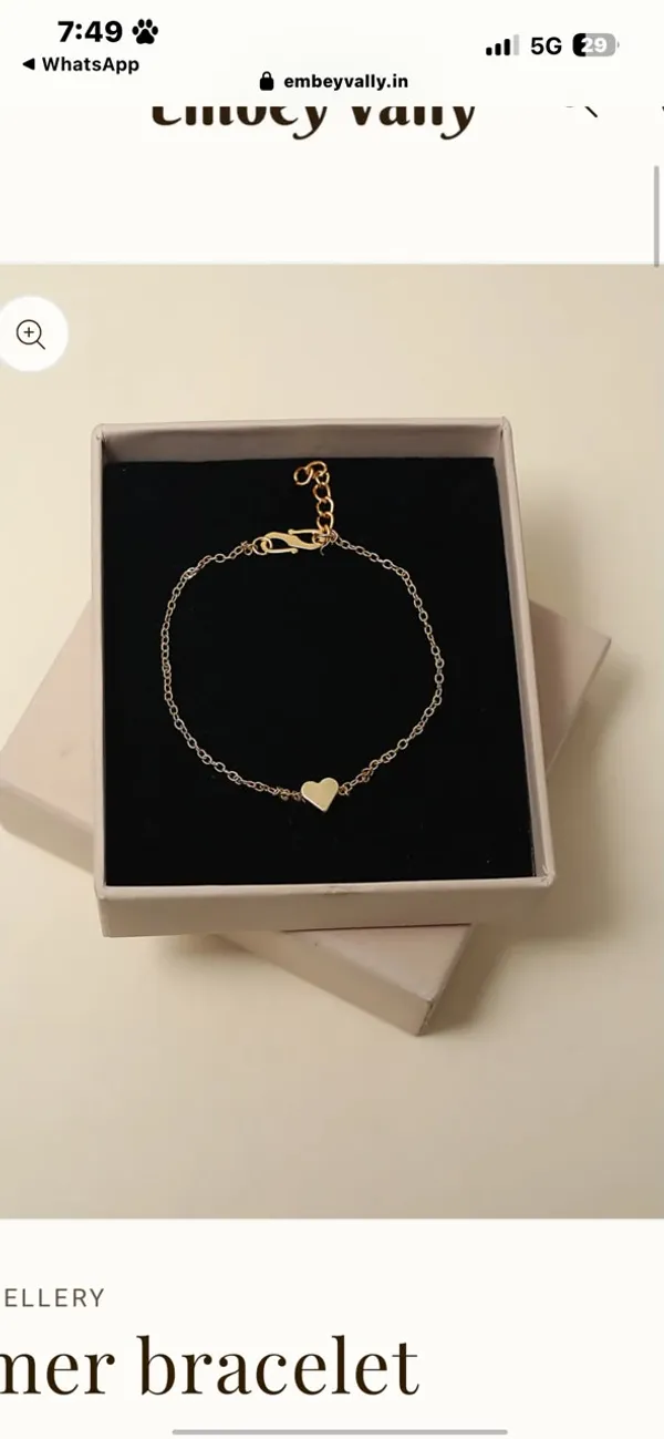 Heart_Charm_Chain_Bracelet