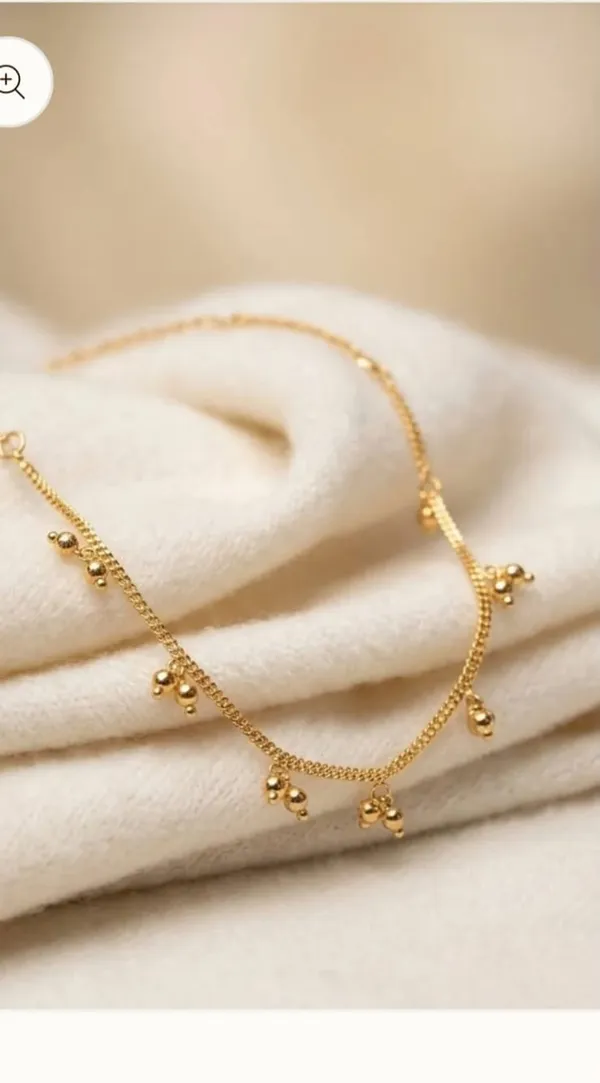 Gold-Tone_Beaded_Anklet_for_Women