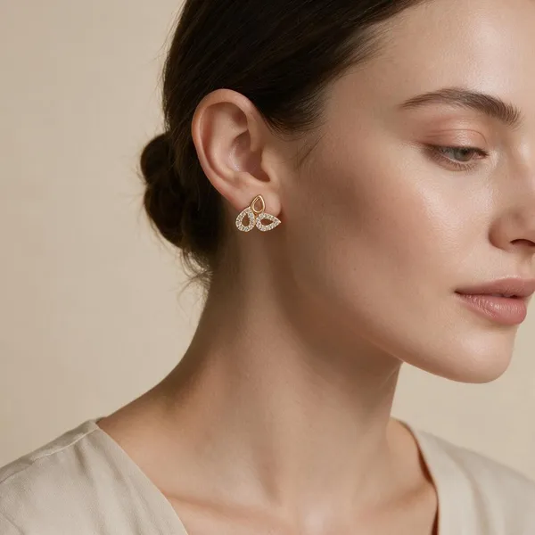 Gold_Tone_Crystal_Stud_Earrings_For_Women