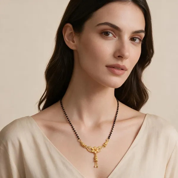 Gold_Tone_Floral_Mangalsutra_Necklace_For_Women