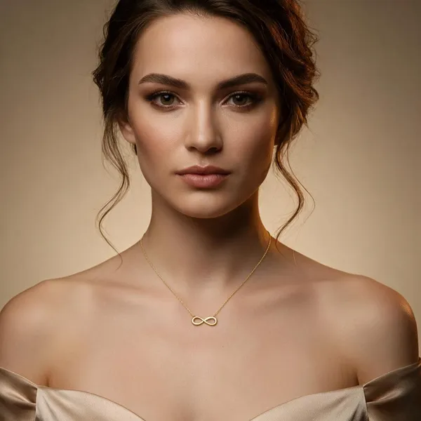 Gold_Tone_Infinity_Pendant_Necklace_For_Women