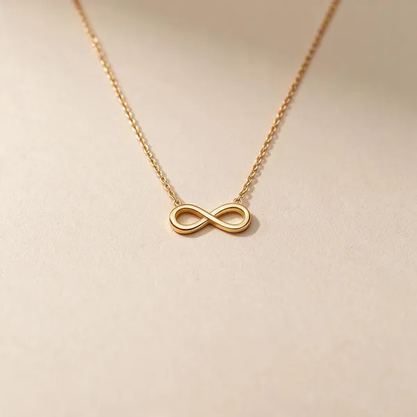 Gold_Tone_Infinity_Pendant_Necklace_For_Women