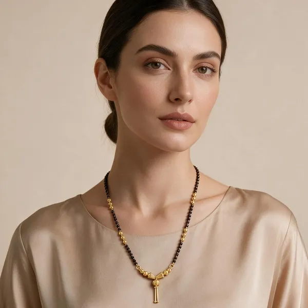 Black_Beaded_Gold_Tone_Mangalsutra_Necklace_For_Women