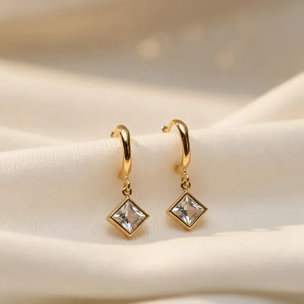 Gold_Tone_Geometric_Drop_Earrings_For_Women